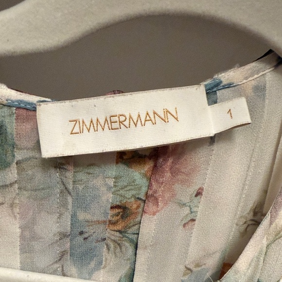 Zimmermann size 1 (not junior) Pastel Floral Dress - Picture 2 of 5